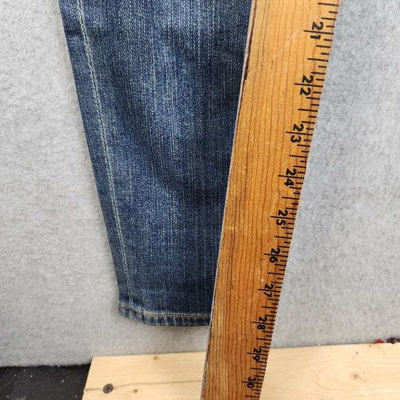 AGOLDE Jeans Womens 26 Blue Denim Medium Wash Distressed Stretch Made in USA - Picture 8 of 15